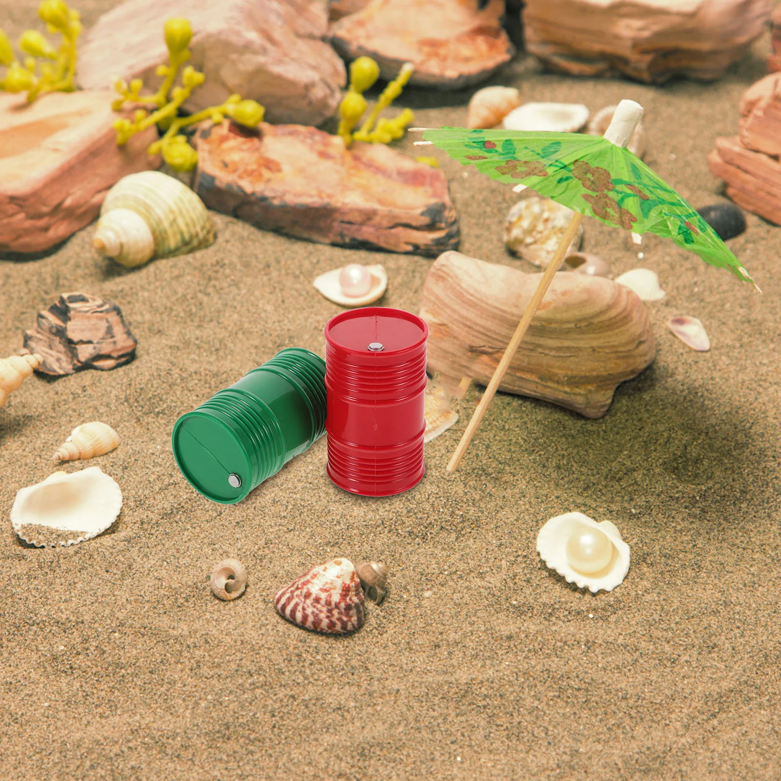 2 Pcs Simulation Oil Barrel Hose Bender for Racing Tanks Rc Drum Mini Portable