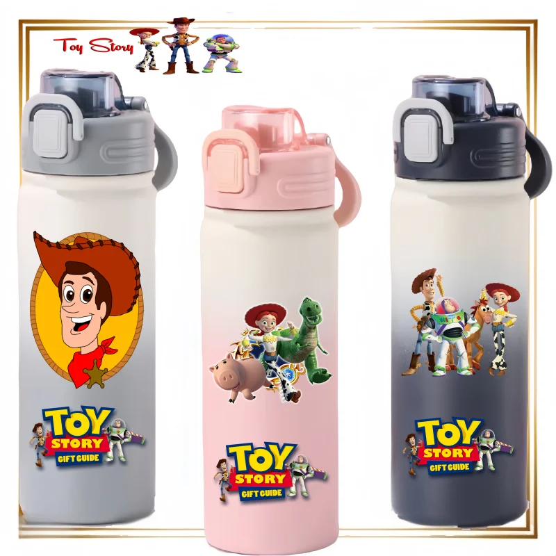 

Вакуумная кружка «История игрушек», чайник с градиентом из нержавеющей стали 316, Вуди Базз Лайтер, студенты, окуляры, праздничные подарки