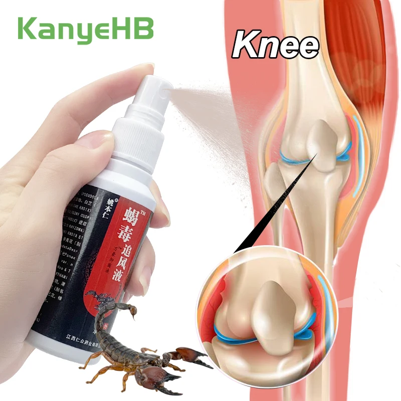 

1pcs Scorpion Venom Joint Pain Relief Spray Arthritis Treatment Liquid Knee Pain Back Pain Relief Spray Synovitis Plaster S073