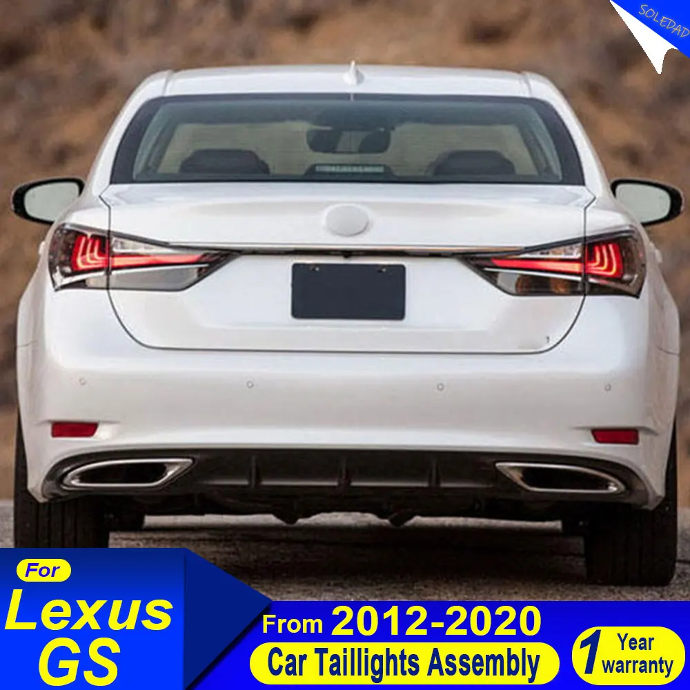 For Lexus GS GS350 GS300 GS250 2012-2020  LED Tail Light Upgrade LED Turn Signals Tail Light For Lexus High Quality Rear Lamp