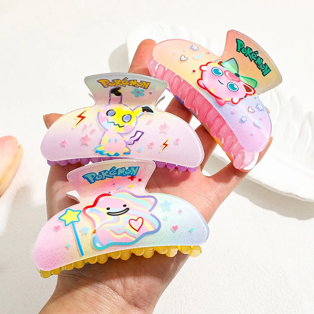1 قطعة/5 قطعة سلسلة البوكيمون مشبك شعر كليب إكسسوارات الشعر الزخرفية دبابيس الشعر اليومية العملية الملونة لطيف الحلو إكسسوارات الشعر