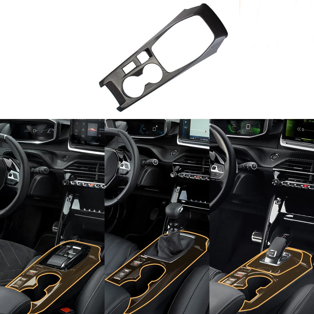 Fit  for Peugeot 208 2008 2020-2025 interior decoration  shift frame decoration