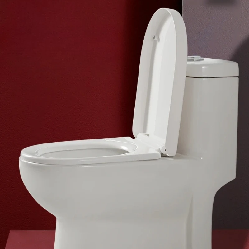 ‌Universal Thickened Toilet Seat Cover - Quick-Install U/V/Square, Soft-Close Durable Lid, Anti-Bacterial for Home/Office