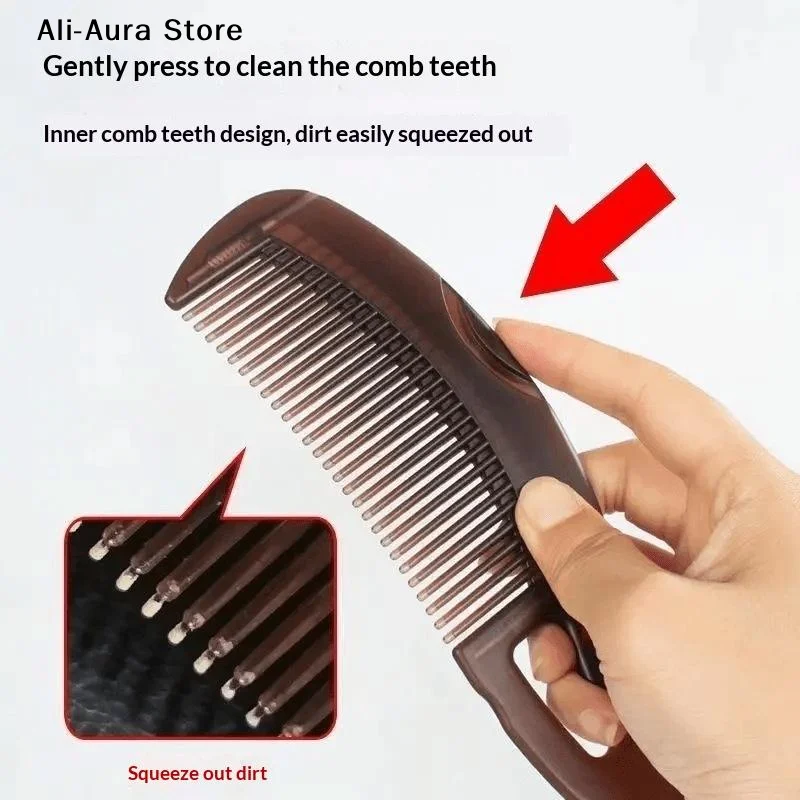 Dandruff Relief Comb Hollow Tooth Hairbrush Scalp Point Massage Dandruff Removal Reduce Ltching Scalp Care Comb For Women Men
