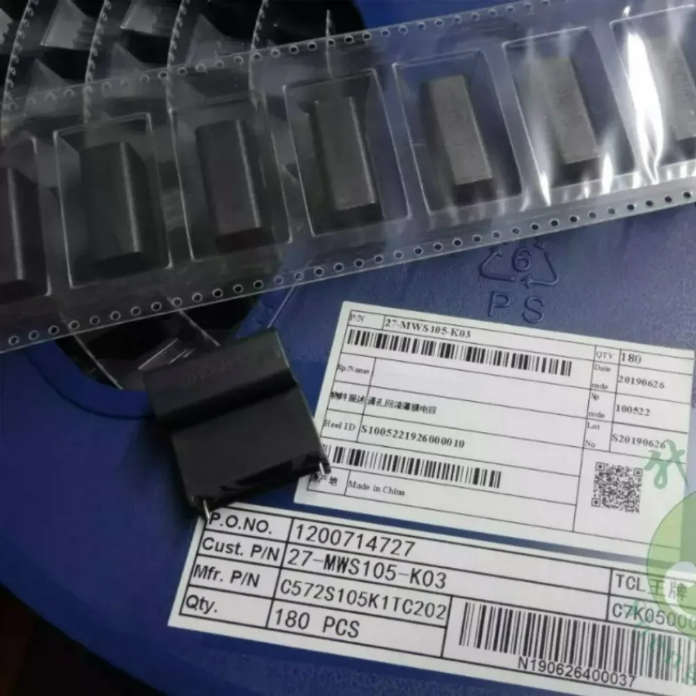 10pcs/lot Fara 1.0uf/450V 1u0 1uf 105 Brand New 22mm Through-Hole Return Film Capacitor C572S105K1TC