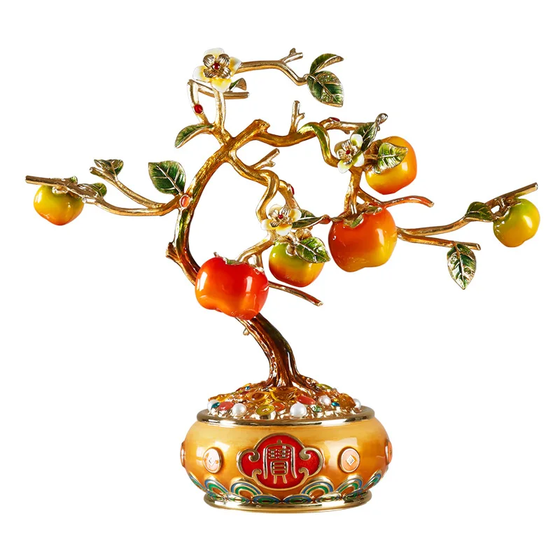 

Persimmons Ruyi, ornaments, living room, cornucopia, decorations, give away