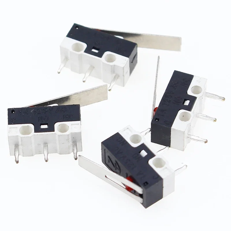 20PCS/Lot Micro Switch Push Button Switch 3 Pin 1A 125V AC Mini Light Touch Switch for Mouse