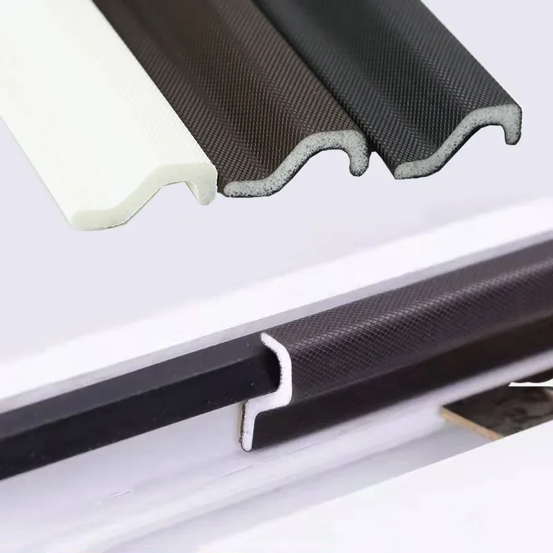 10M Doors and Windows Sealing Strip Sliding Window Seal Sealing Tape Weather Stripping Door Seal Self-Adhesive Soundproof Foam