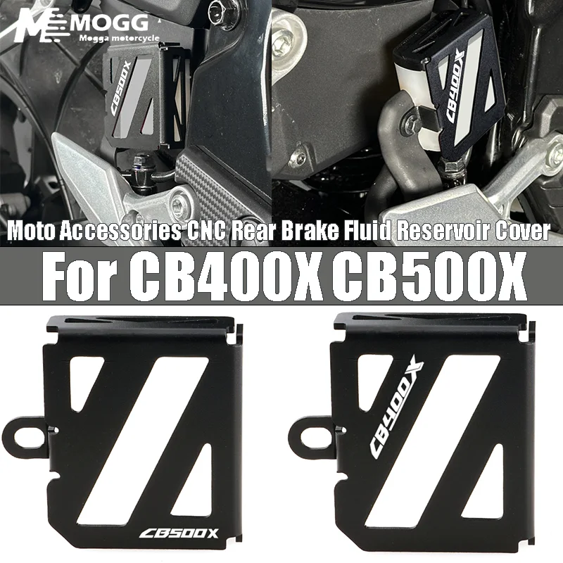 

Motorcycle Accessories For HONDA CB400X CB500X CB 400X 500X 500 X Rear Brake Bump Fluid Reservoir Oil Cup Cover Protective Guard