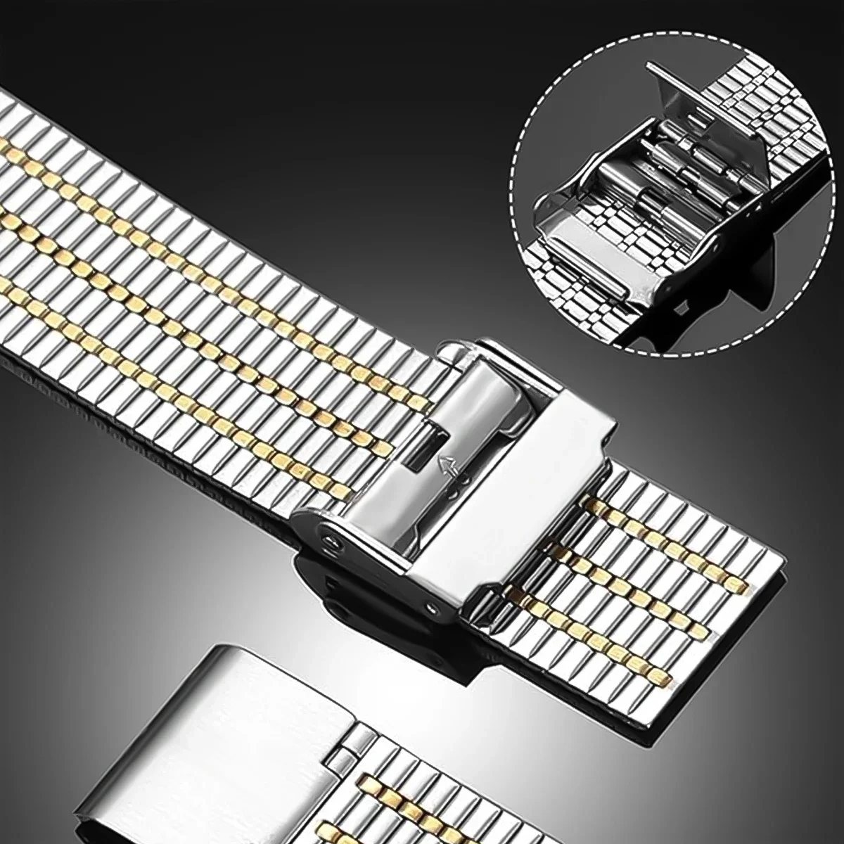 Edelstahlarmband für Redmi Watch 6 5 4 Metall-Ersatzarmband für Xiaomi MiBand 10/9/8 Pro Correa Band – Detail 12
