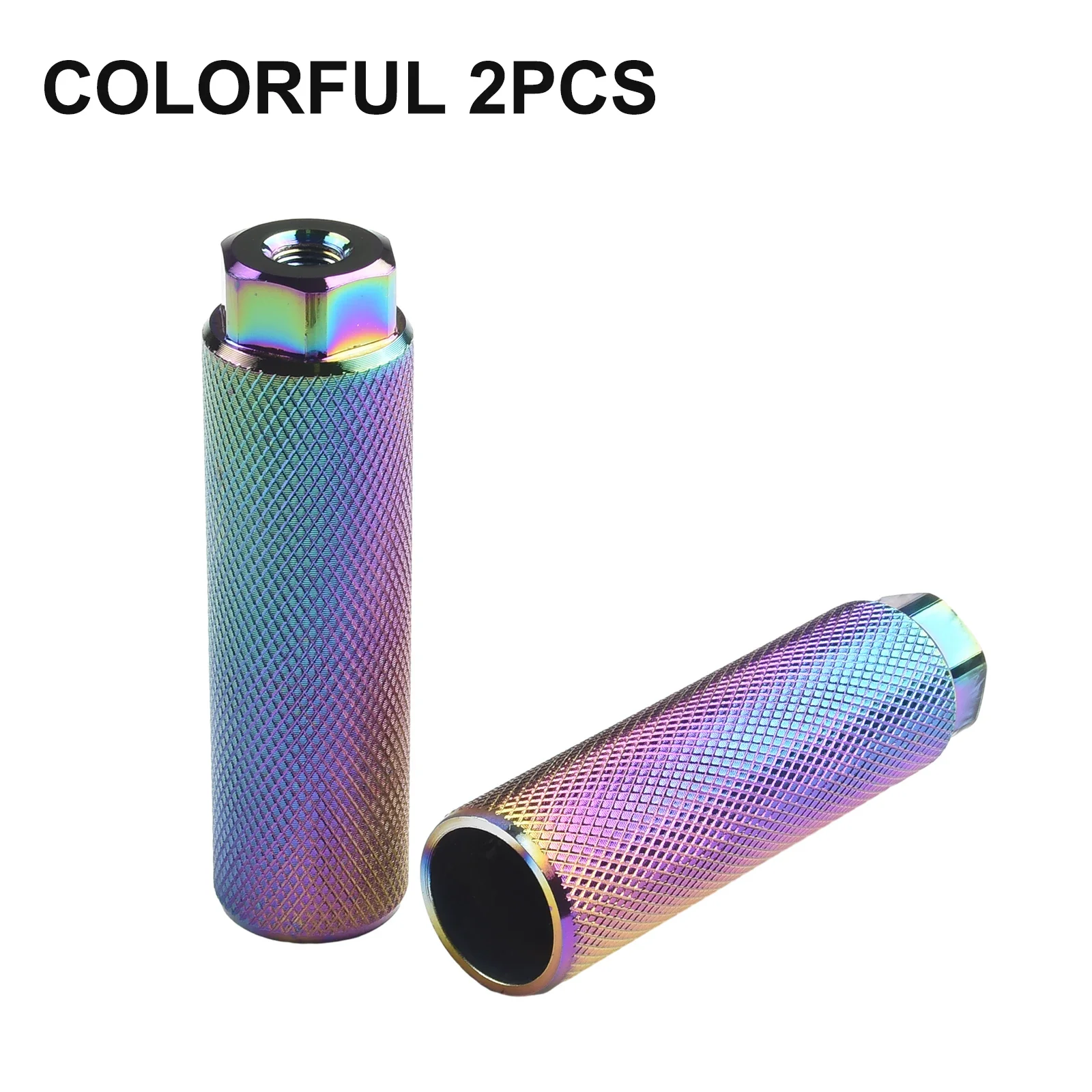 Premium Aluminum Alloy Bike Pegs, Knurled Design For Anti Skid Grip, Suitable For Road Bike, Mountain Bikes, And More