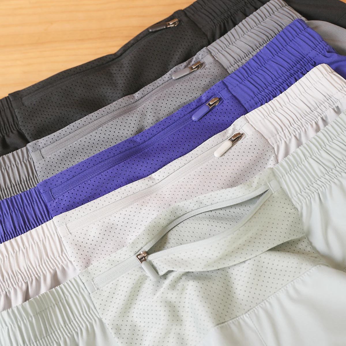 Qui Dry transpirable 3D a medida hombres verano correr orts cintura elástica deportes al aire libre pantalones casuales Faionable Urban Sle