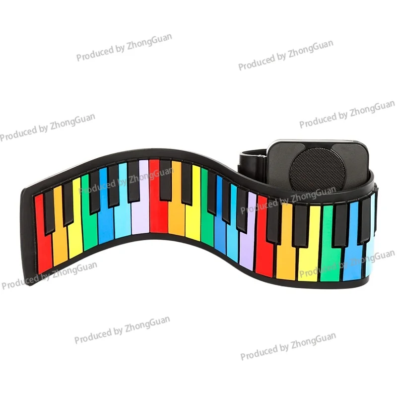 

Hot Selling Electronic Piano Early Education Enlightenment Children's Toy Internet Celebrity Portable Hand Roll 37/49 Key
