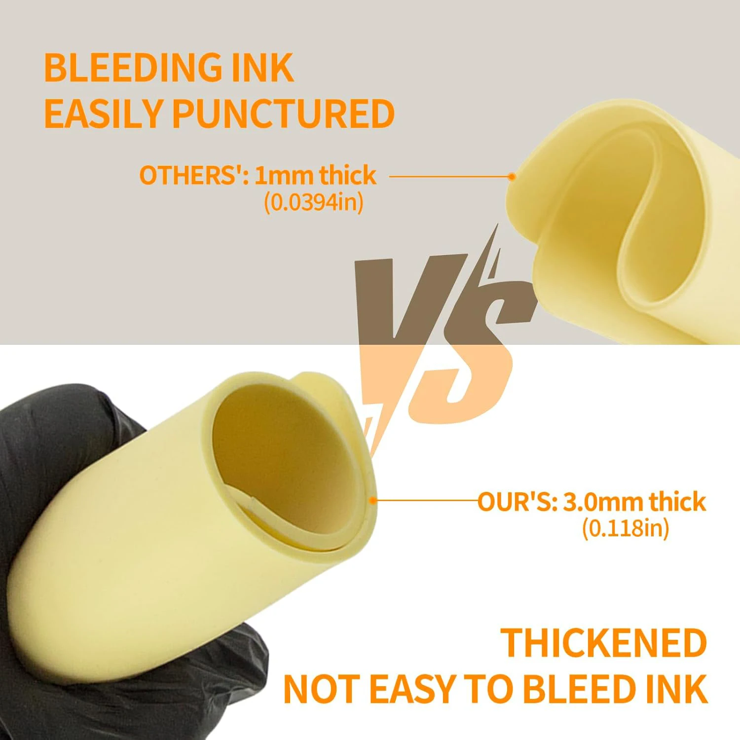 3 مللي متر سميكة فارغة الوشم ممارسة الجلد على الوجهين سيليكون الجلد وهمية لتدريب ماكياج دائم توريد الوشم التبعي #5