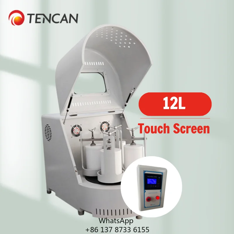 2026 CZJProfessional Ultra Fine Powder Grinding Ball Mill 12L Lab Size Ball Mill XQM-12A Planetary Ball Mill With Touch Screen