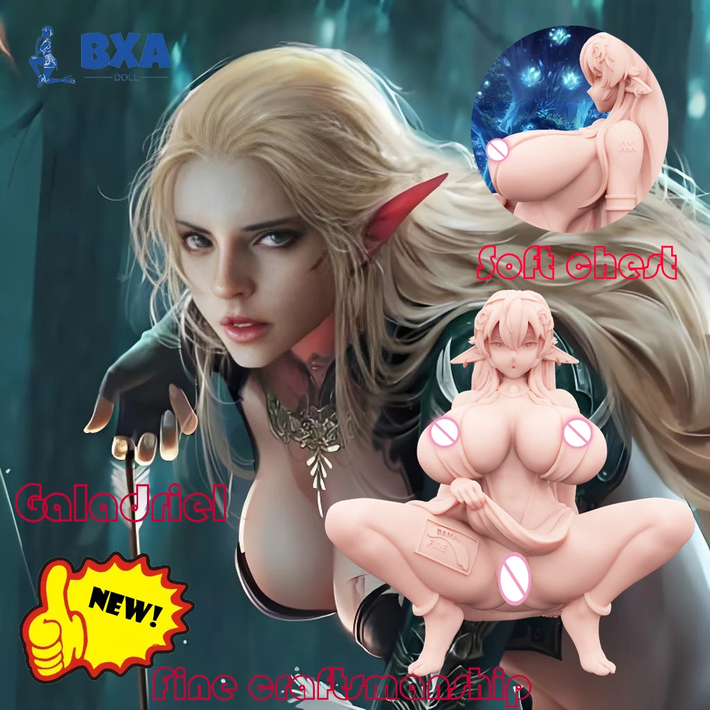 BXA Big Butt Masturbator Male 18+ Silicone Fairy Queen Sex Toy Realistic Vagina Breasts Meet Adult Male Masturbation Love Doll