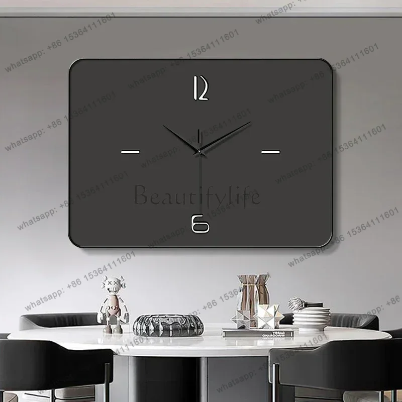 LJY Modern Aesthetic Clock Wall Classic Bedrooms Restaurant Nordic Wall Watch Silent Fashion Art Reloj De Pared Room Decorations