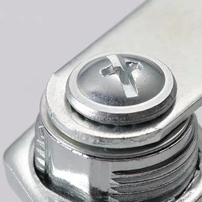 Zinc Alloy Drawer Locks Security Lock with 2 Keys Single-open Cabinet Lock Security Furniture Locks for Office, Home