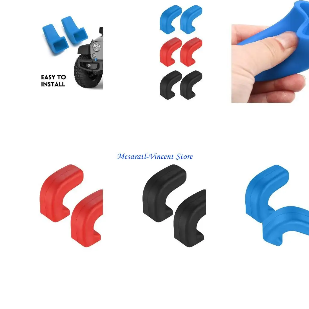 

A70F Off Road Доступная крышка буксировки крючков Easy Установка дизайна буксировки крючков на 2007-2023 гг. JK JT