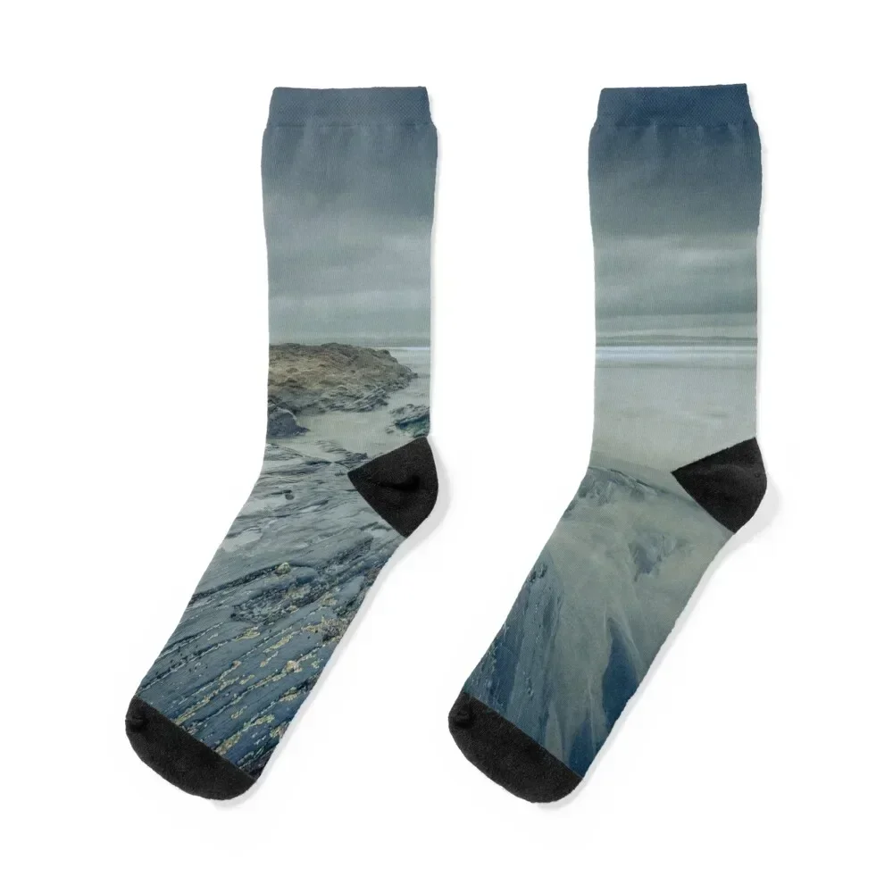 White Strand, Doonbeg, County Clare - Irish Landscape Socks luxury gifts golf Socks For Men Women's