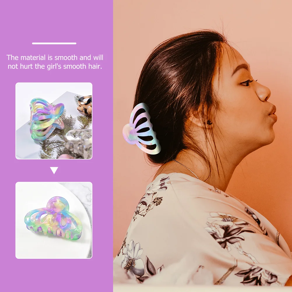 

Bohemian Claw Clip Acetate Jaw Clips For Women Strong Hold Non-Slip Hair Accessories Party Wedding Daily Wear Hair Clips