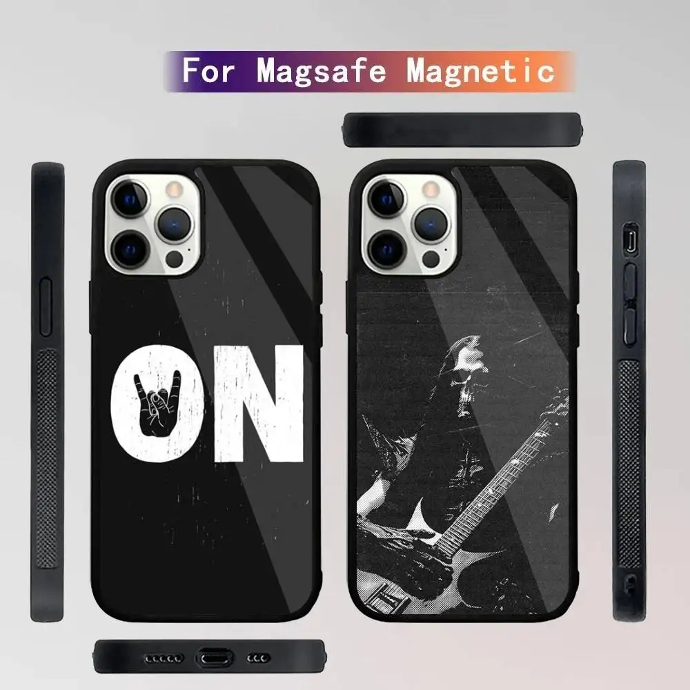 

B-Black M-MetalS Phone Case For iPhone 16,15,14,13,12,11,Plus,Pro,Max Mini Magsafe Magnetic Wireless Charging
