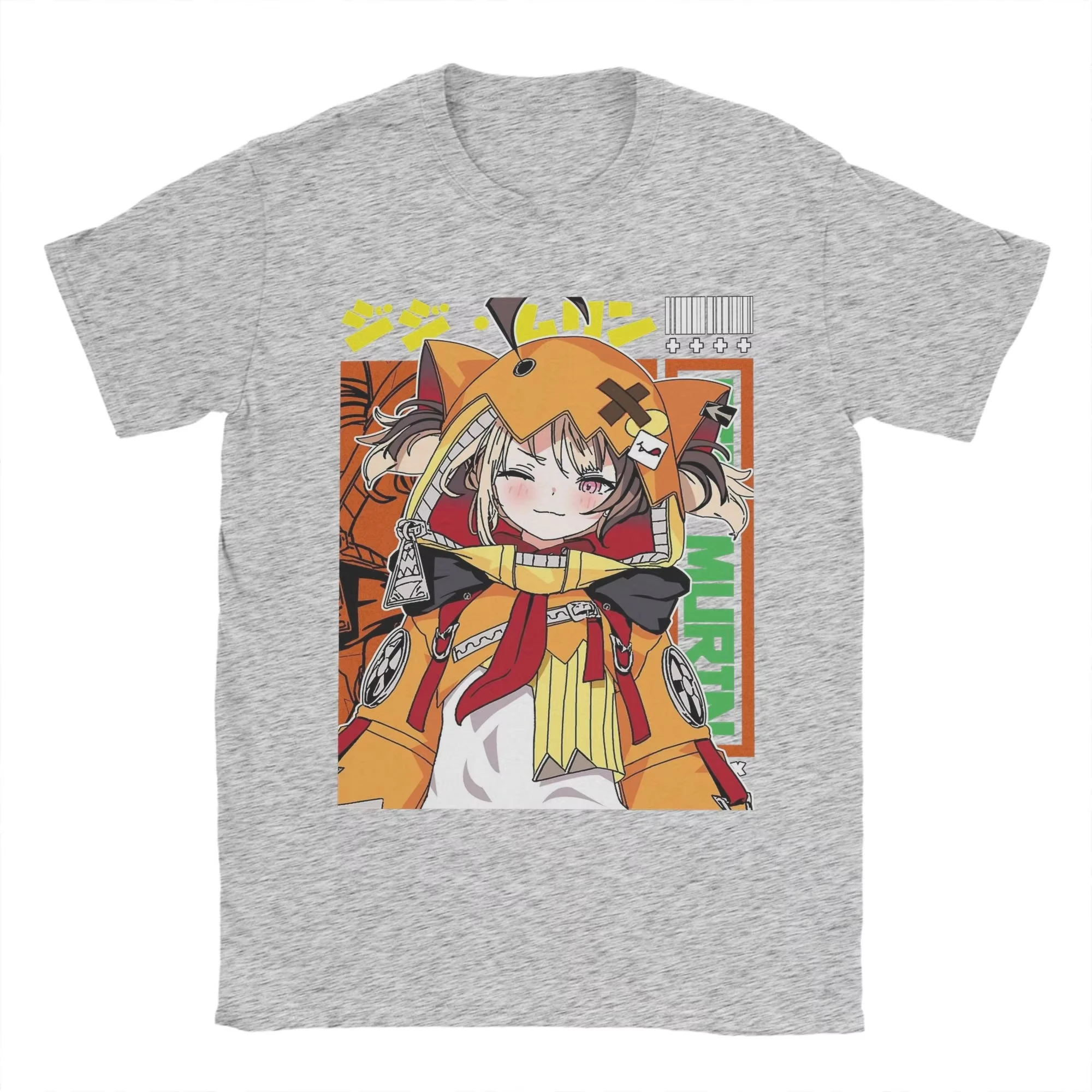Gigi Murin Justice Hololive Grafik-T-Shirt für Herren, 100 % Baumwolle, Rundhalsausschnitt, kurze Ärmel, originelles Unisex-Streetwear-T-Shirt. – Detail 5