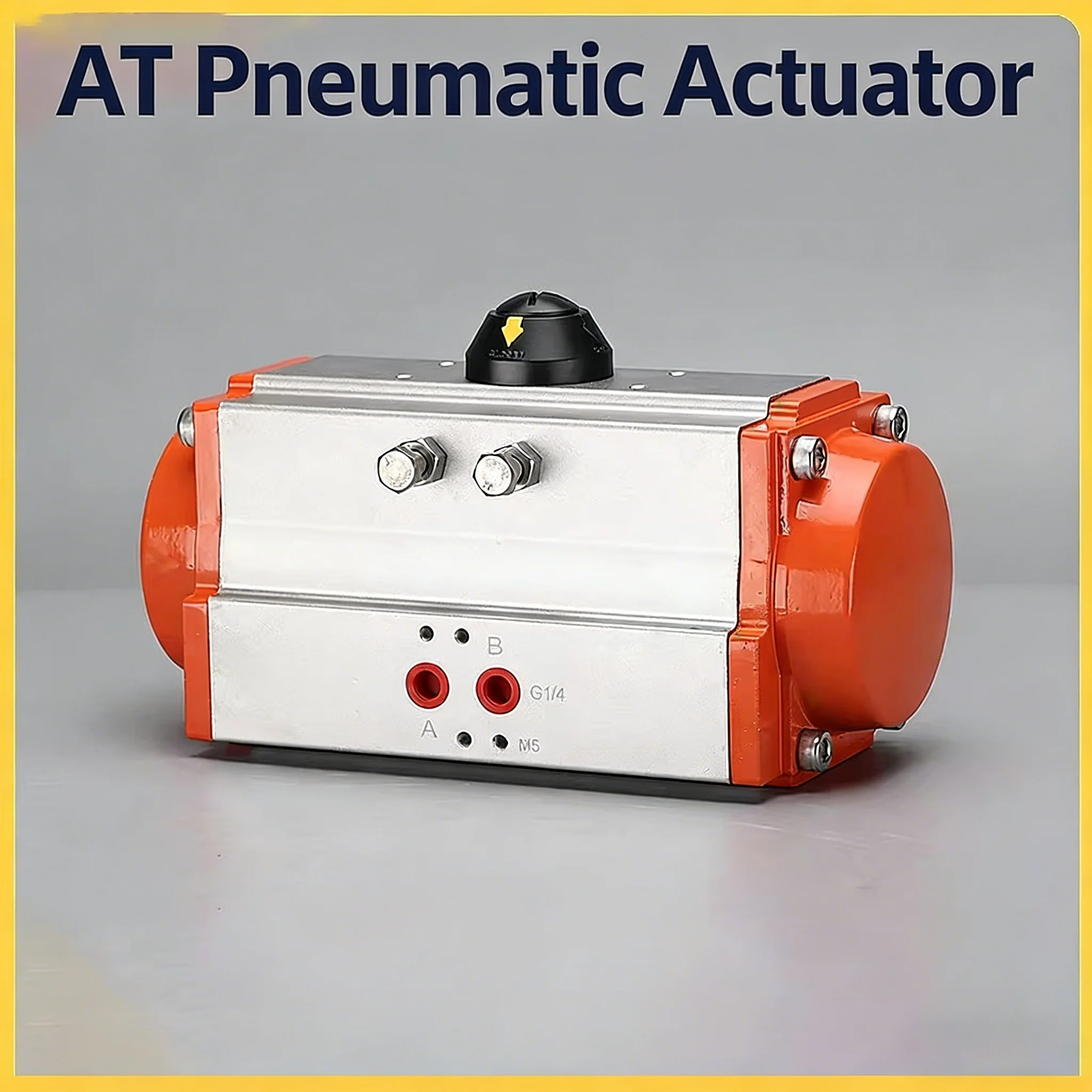 AT Pneumatic Valve Actuator Ball  Single Acting Pneumatic Head ButterflyDouble Acting Cylinder Switch Type Pneumatic Device