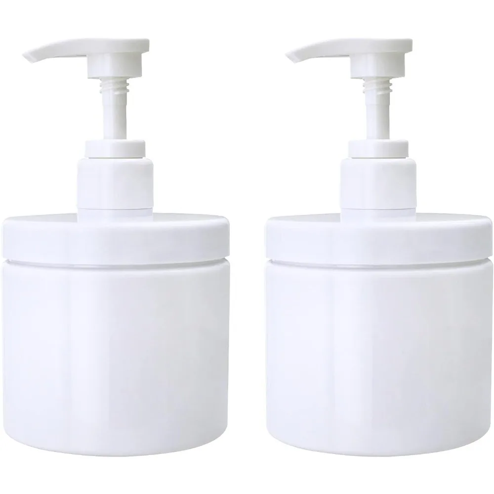

Pump Bottle Dispenser Plastic Pump Bottle Refillable Bottle Wide-mouth tank type empty pump bottle