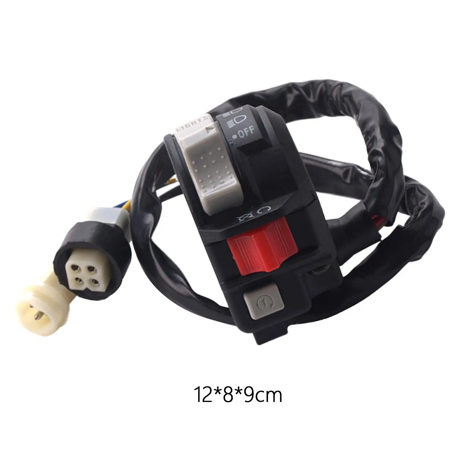 

Left Handlebar Control Run Off Headlight Switch Accessories Professional for 225 350 Good Performance