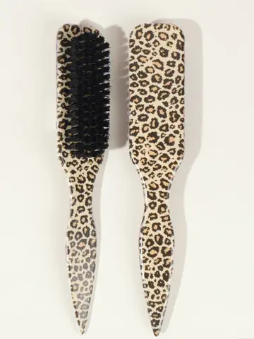 Bristle Slick Back Hair Brush for Sleek Ponytail Bun & Smoothing Baby Hairs, Flyaways, Edge Control - Backcombing & Teasing
