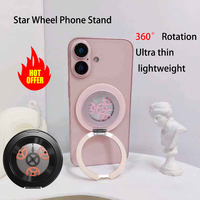 EWA Compatible with MagSafe Phone Holder Removable Magnetic Ring Holder Kickstand Ring for iPhone Samsung Huawei Xiaomi