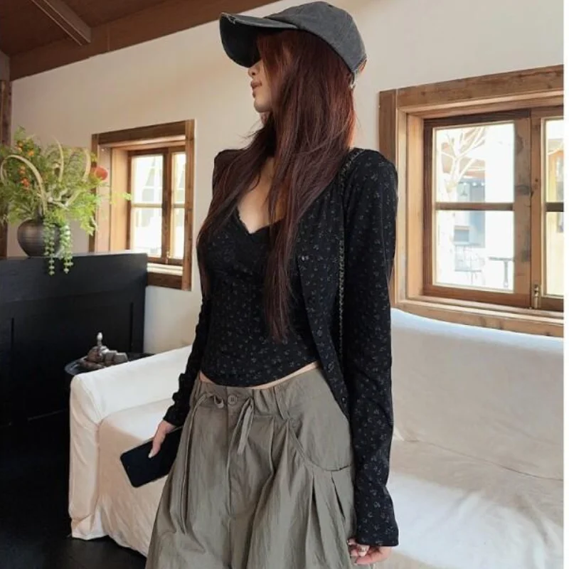 

Горячая весна и осень Kawaii модный базовый слой для отдыха женская одежда топы студенческая внутренняя одежда с длинными рукавами мультфильм новый стиль