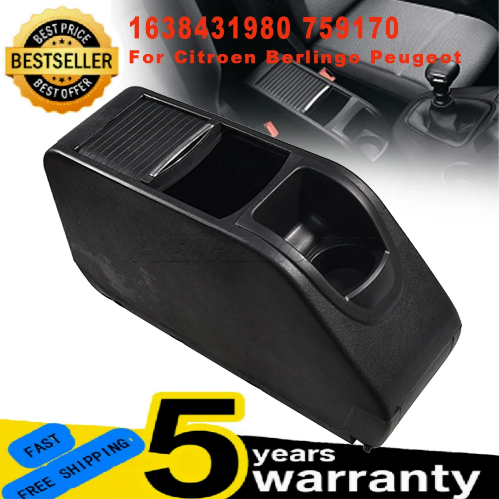 Car Center Compartment Assembly For Citroen Berlingo Peugeot Partner Rifter Center Console Storage Compartment 1638431980