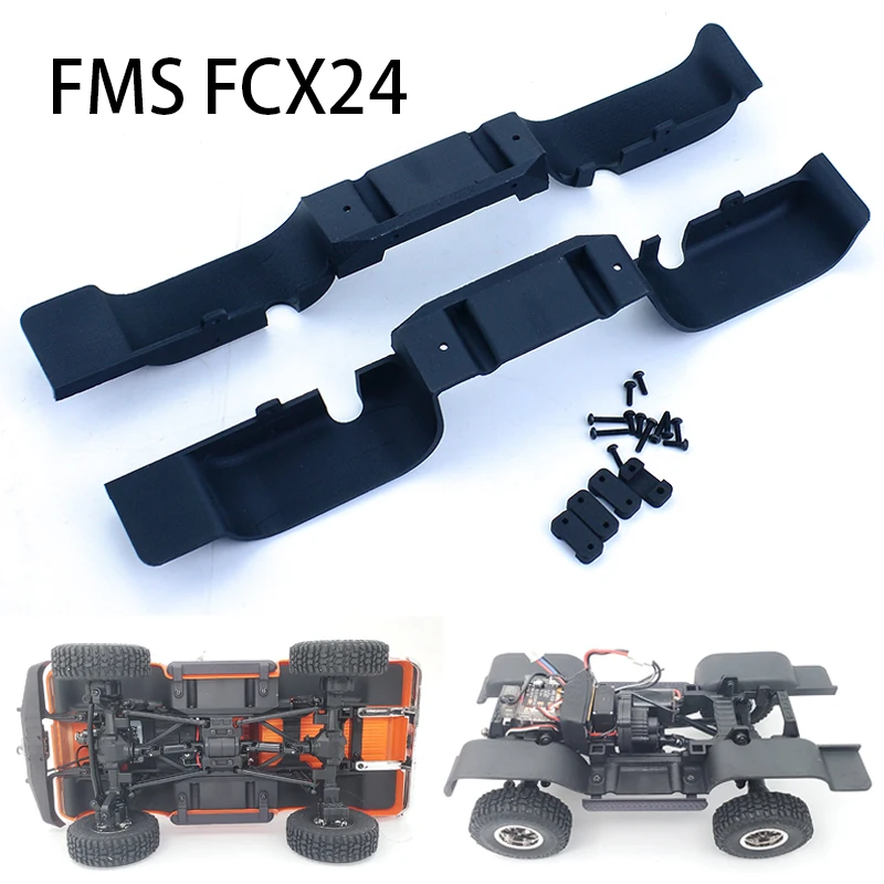 2pcs Simulation Interior Fender Lining for 1/24 RC Crawler Car FMS FCX24 Chevrolet K5 Pickup Truck Upgrade Parts