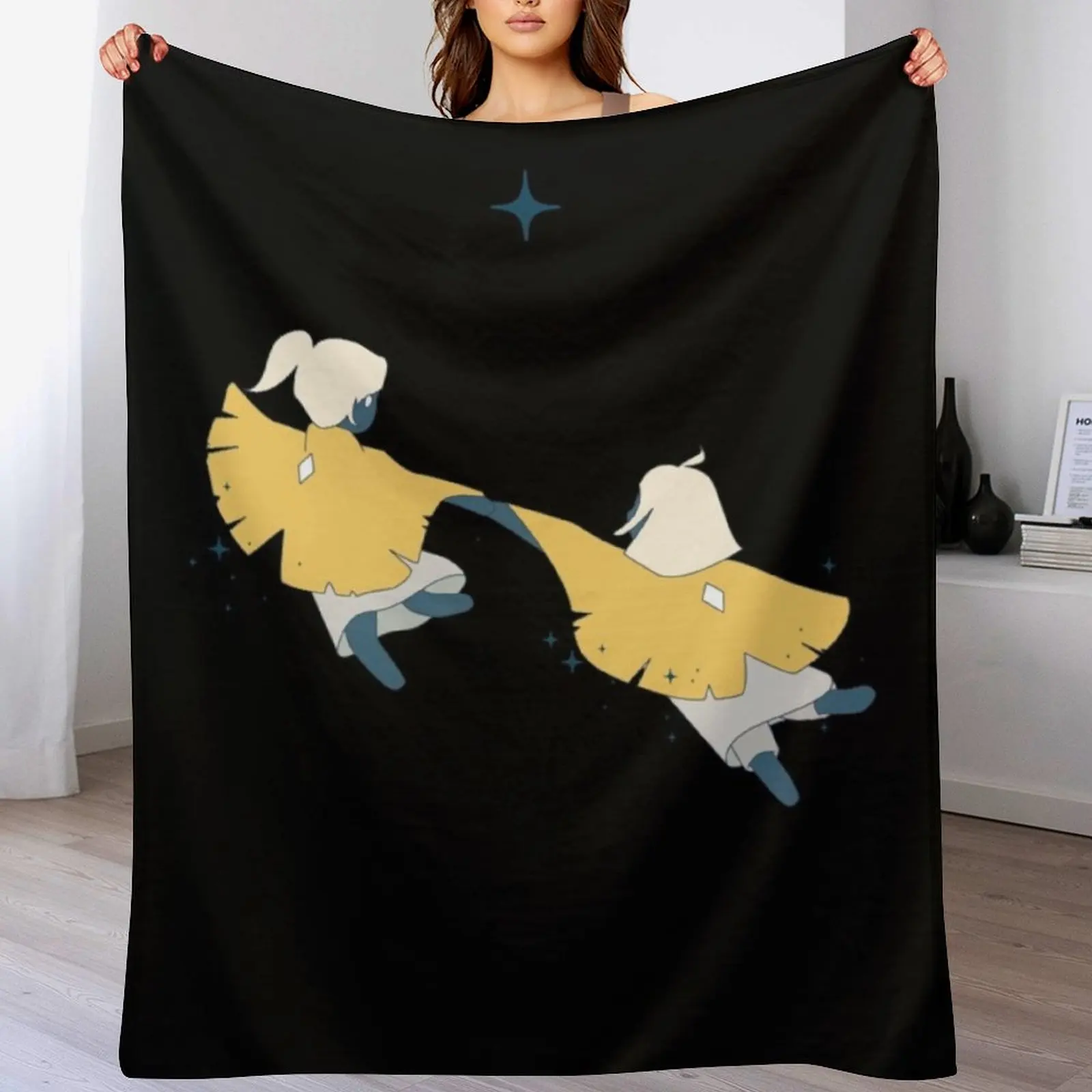 Moths - sky COTL children of the light Throw Blanket