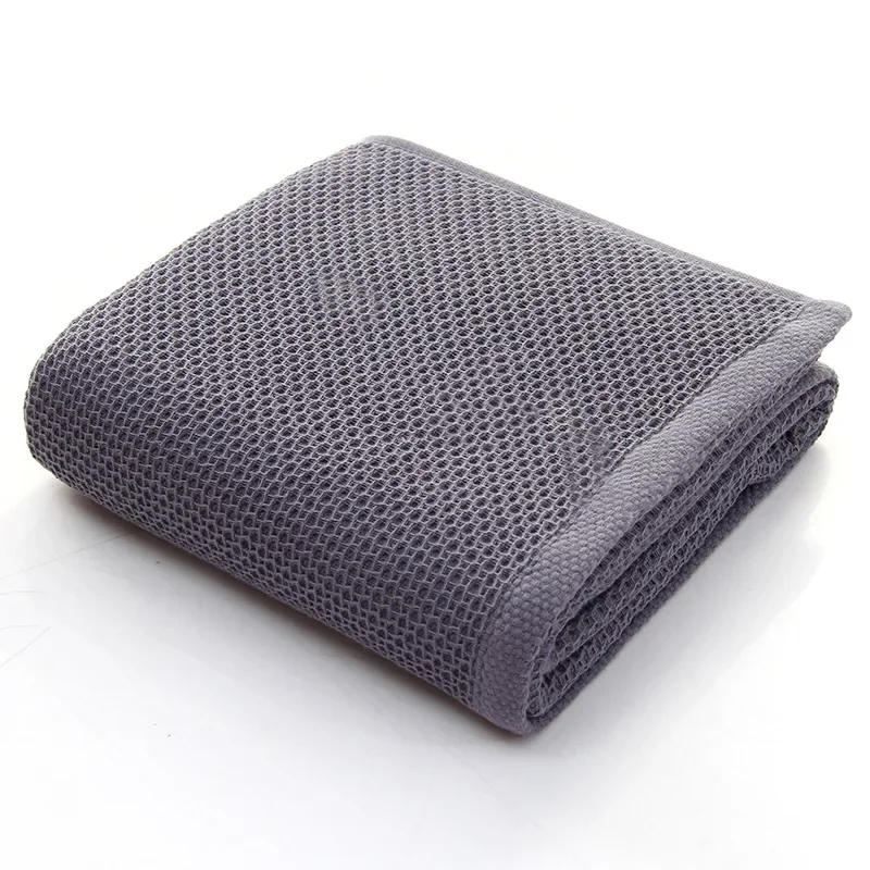 34*34cm High QualityWaffle Towel Bathroom Accessories Смsolid Color Towel Absorbent Strong Wipe Towel After Exercise