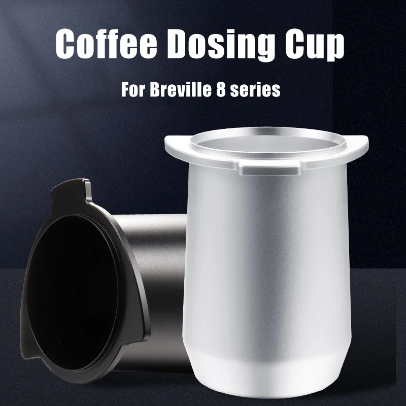 

54mm Alloy Coffee Dosing Cup Powder Receiving Cup Grinder Sniffing Mug Powder Feeder For Breville/Sage 870/875/878 Portafilter