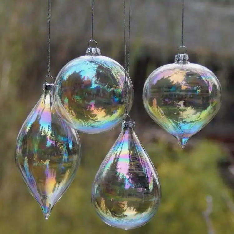 Pearl Ball Christmas Tree Decoration Transparent