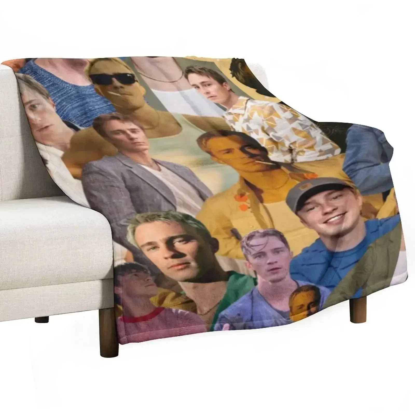 

drew starkey photo collage Throw Blanket warm for winter for babies Blankets