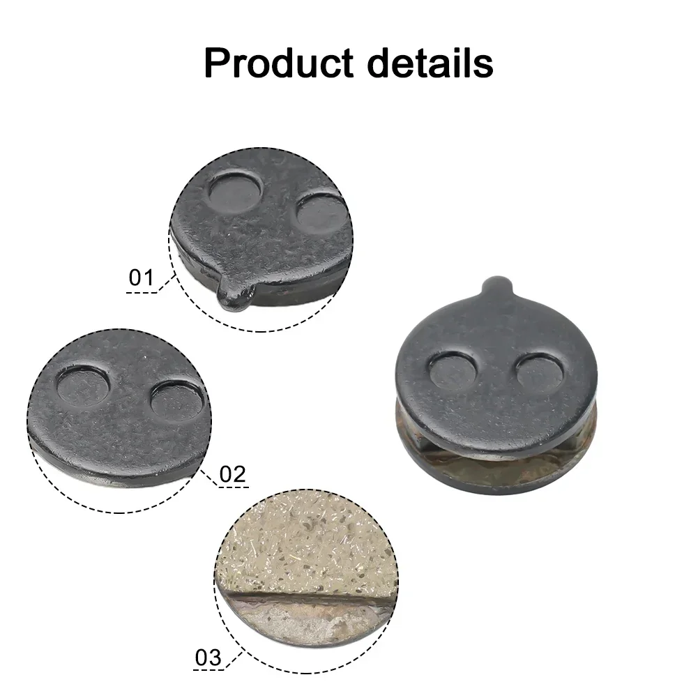 1 Pair Cycling Organic Resin Disc Brake Pads For KUGOO And PRO Electric Scooter Bike Brake Pad Resin To Brake Pad Semi-Metal