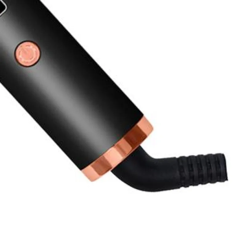 

Curling Iron Brush Thermal Brush 5 Temperature Setting Ceramic Tourmaline Curling Comb Portable LCD Display Hairstyle Supplies