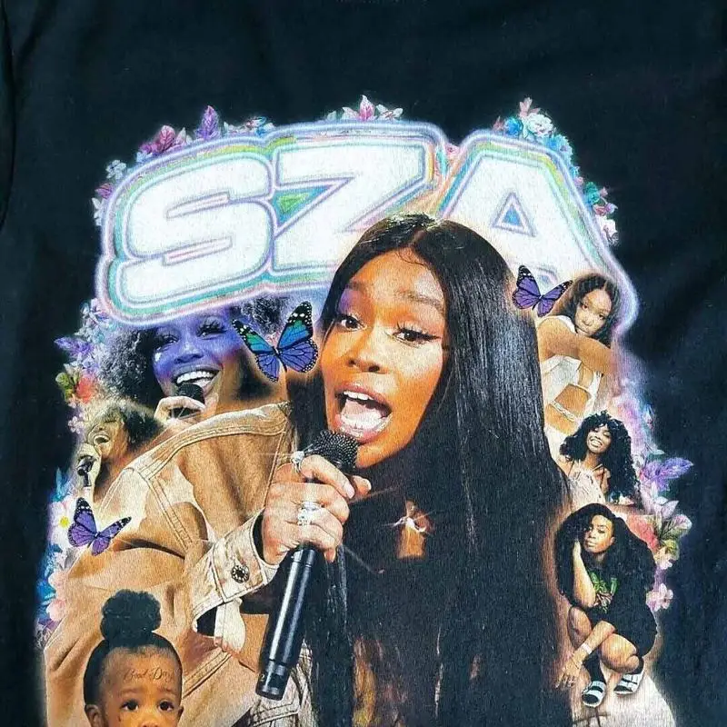 Sza Singer Lovers T Shirt Black S 2345Xl