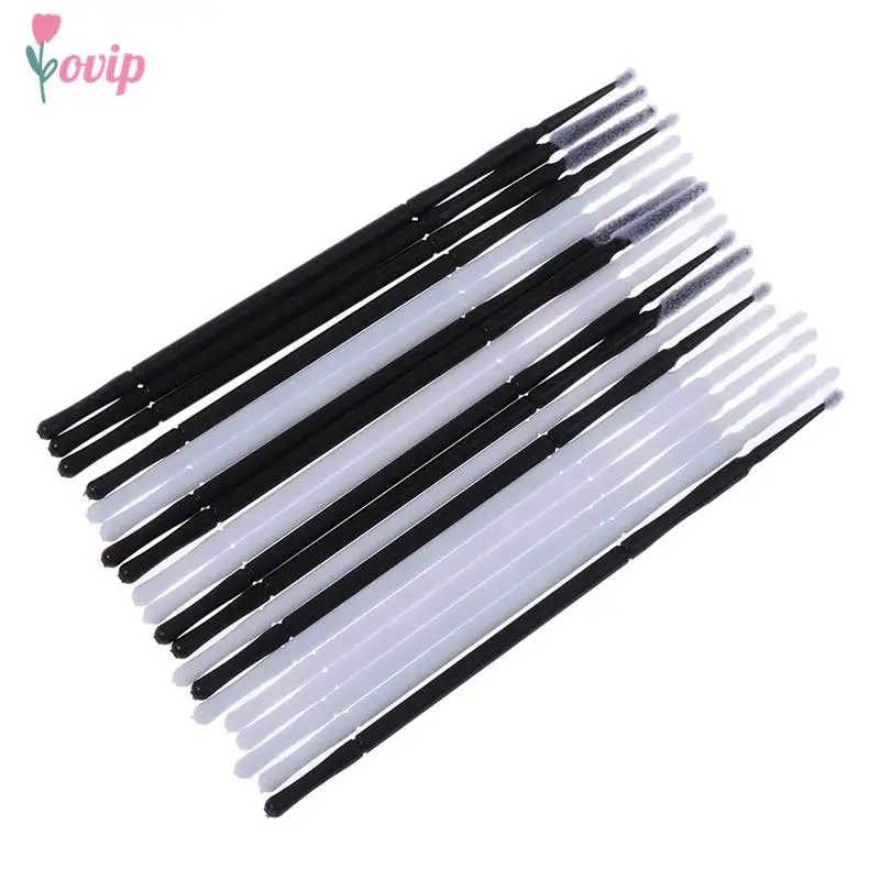 100 Stücke Einweg Wimpernverlängerung Micro Pinsel Applikator Make-up Mascara Tupfer Make-up-Tool