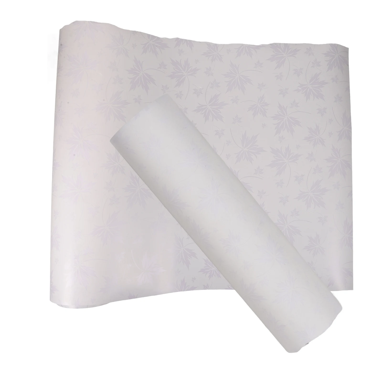 

2pcs Lamp Film Carved Board Shade Kit 1.2m Wide 1m Long White Maple Leaf PVC Sheet for Lampshade Making Material