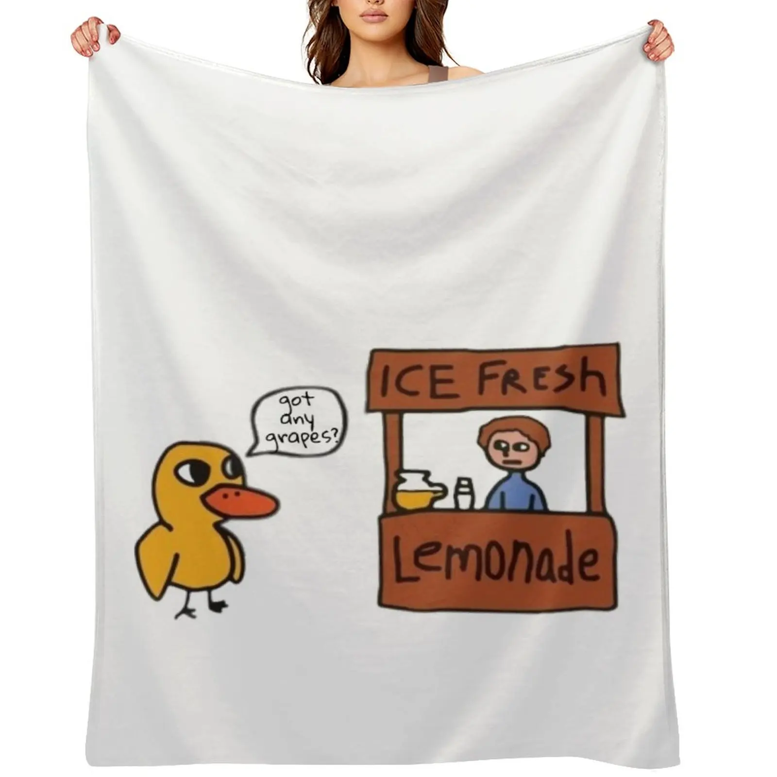 

Got any grapes lemonade stand kids t-shirts. Throw Blanket Furrys Picnic Sofa Throw Blankets