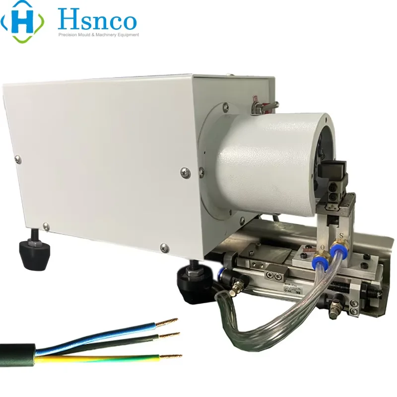 Picture 5: Pneumatic Multicore PVC Cable Jacket Peeling Stripping Twisting Machine Flexible Wire Strip Twist Processing Equipment