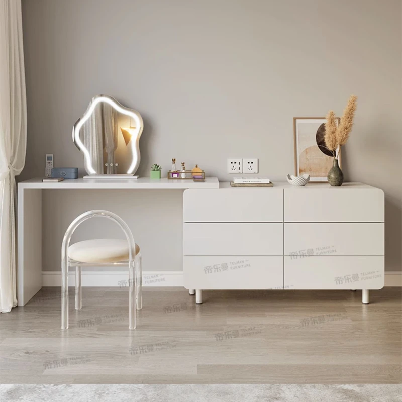 Verstellbare Aufbewahrung Büro Schreibtische moderne Make-up Tisch Einfachheit Luxus Büro Schreibtische Schlafzimmer Werkbank Escritorio Möbel qf50od