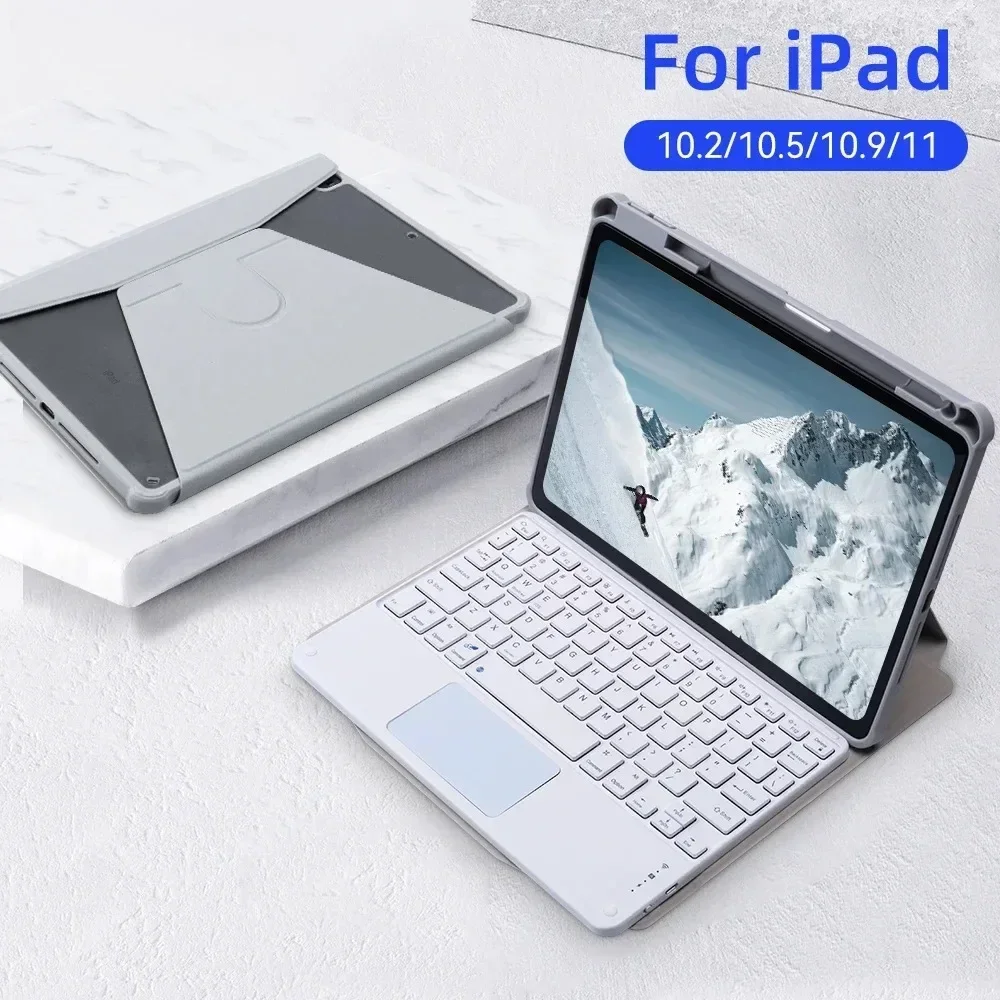 

Защитная Магнитная клавиатура для iPad 10 поколения, iPad Pro 11 Air 4 Air 5 10,9 Air 3 Pro 10,5 7/8/9th 10,2