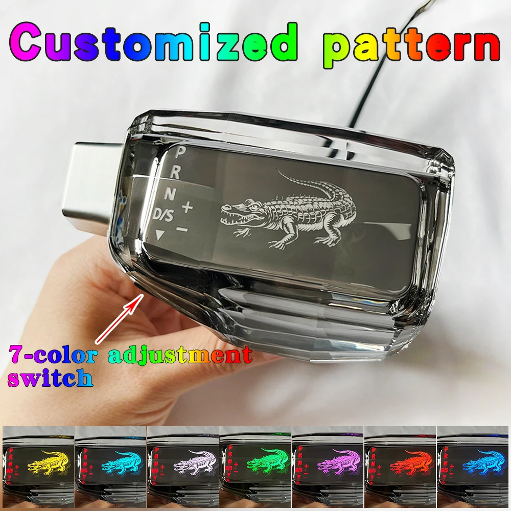 

For audi Infiniti for ford mustang for chevrolet vw colorful crystal LED lights customized patterns car Automatic transmission